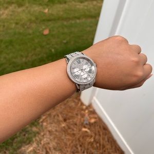 Michael Kors Silver Ritz Watch